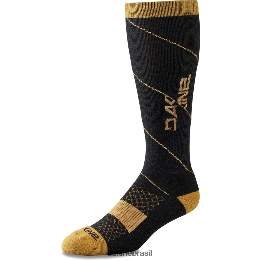 preto/castanho Dakine homens meia alta berm acessório 866244600