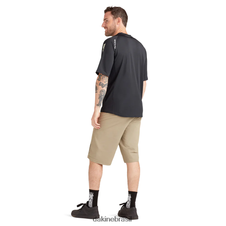 preto Dakine homens camisa de ciclismo manga curta vectra roupas 866244170