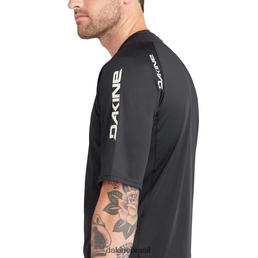 preto Dakine homens camisa de ciclismo manga curta vectra roupas 866244170