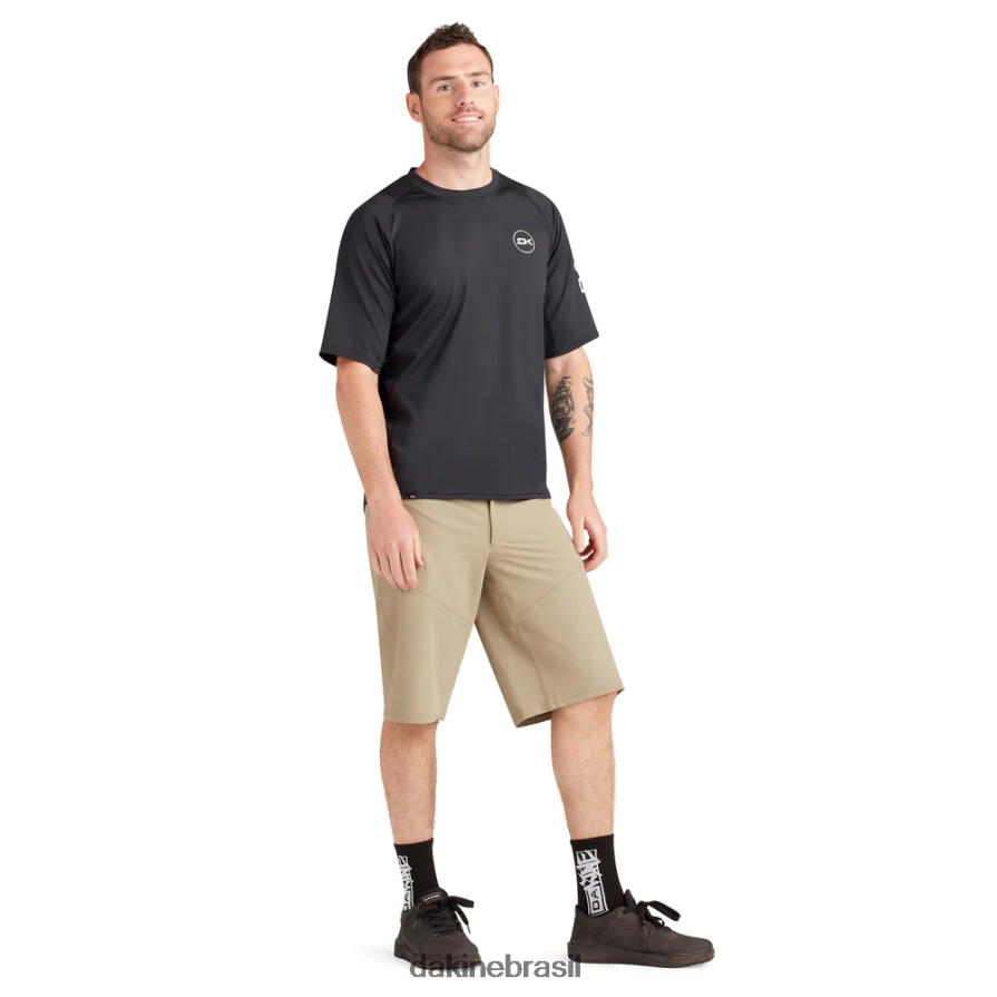 preto Dakine homens camisa de ciclismo manga curta vectra roupas 866244170