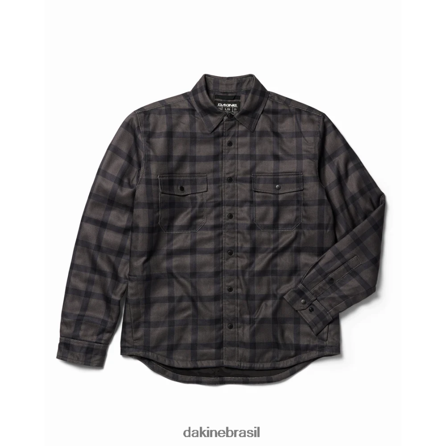 xadrez cinza Dakine homens flanela isolada para carregador roupas 86624461