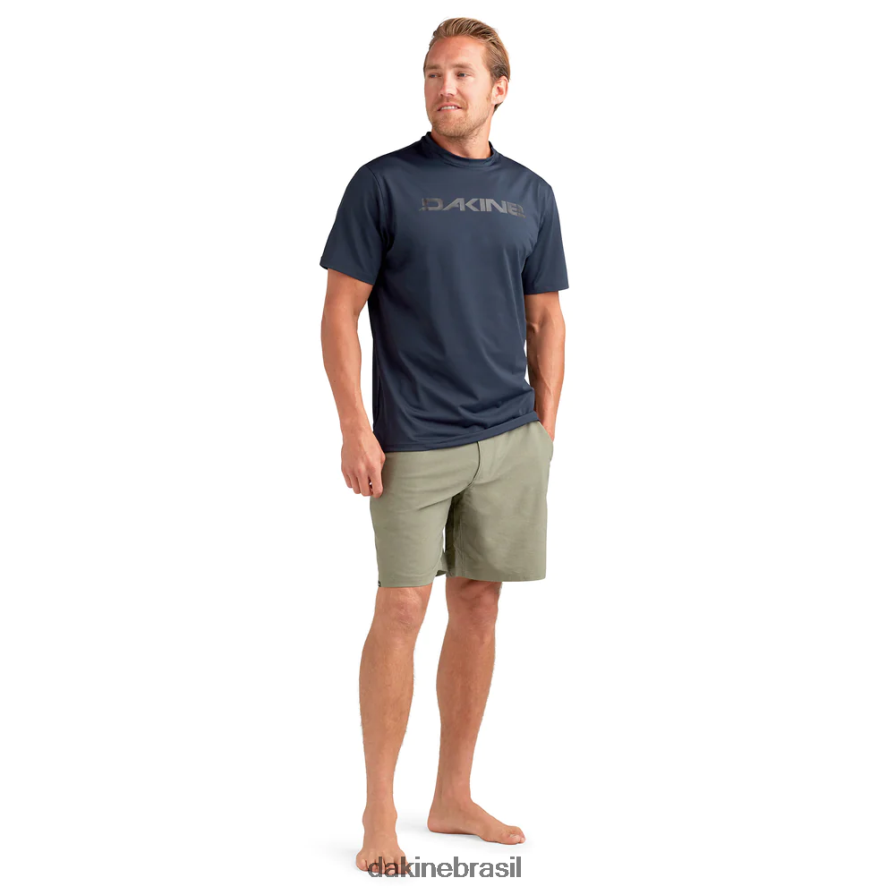 tinta Dakine homens Roots folgado manga curta rashguard tripulação roupas 866244237