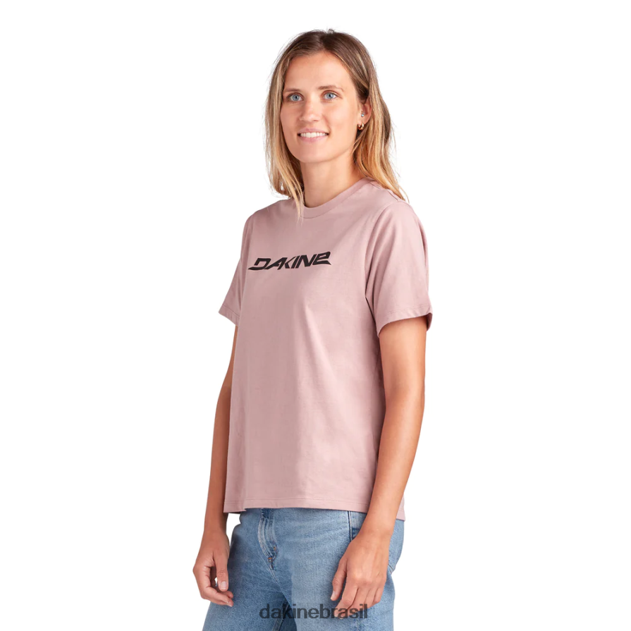 giz empoeirado Dakine mulheres camiseta manga curta da rail roupas 866244307