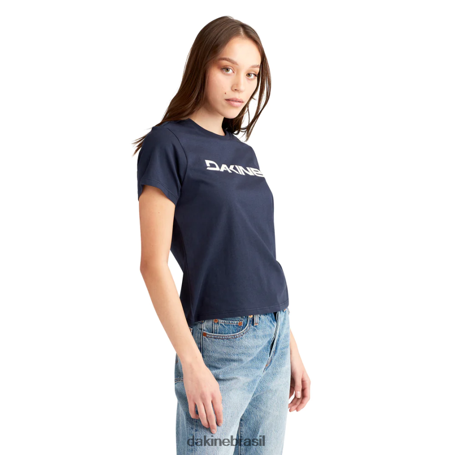 tinta Dakine mulheres camiseta manga curta da rail roupas 866244300