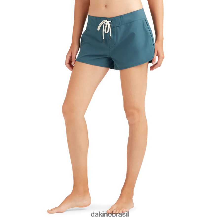 azul galáctico Dakine mulheres calção de banho Roots 2,5" roupas 866244329