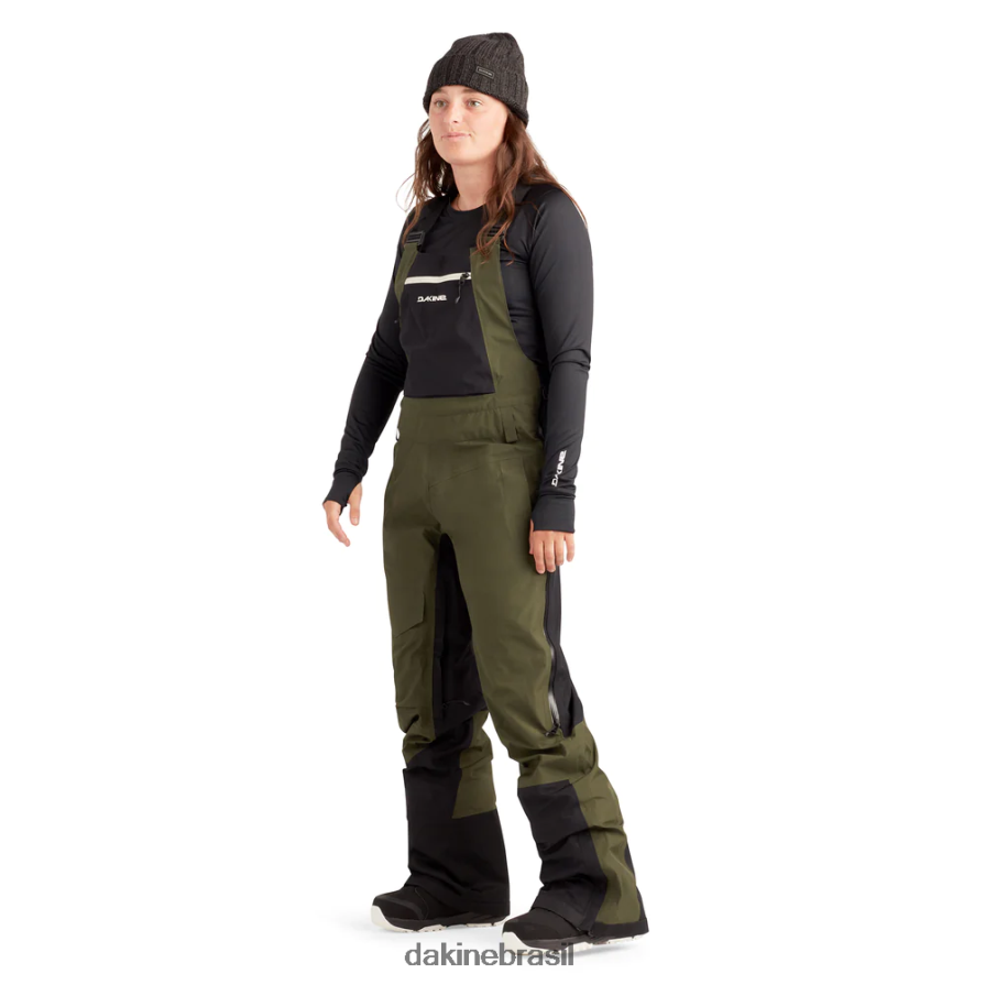 turfa verde Dakine mulheres babador stoker gore-tex 3l roupas 866244285